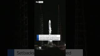 Why was Bezos’s rocket launch delayed?