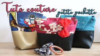 ( TUTO COUTURE ) POCHETTE SIMPLE ET FACILE