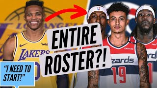 Wizards open entire roster for trade to Lakers!
