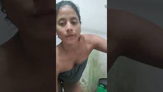 Indian Girl Showering Video | Hot Desi Woman Bathing Scene