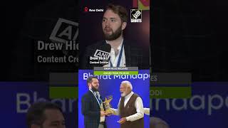 National Creators Awards: Drew Hicks receives award from PM Modi