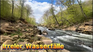 Kleiner Spaziergang über Hängebrücke zu den Irreler Wasserfällen #hängebrücke #wasserfälle