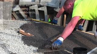 How to Install Porous Pave