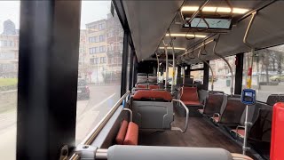 Trajet complet de la ligne de bus 46 dans un ecitaro (Westland shopping vers Pannenhuis)