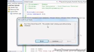 Easy Programming - Beginner C++ Tutorial - Void Functions (19)