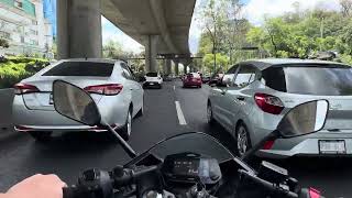 Test Suzuki Gixxer SF 250/Motorcycle POV ride in Periferico CDMX/IPhone14 Pro Action mode/2k 30 fps