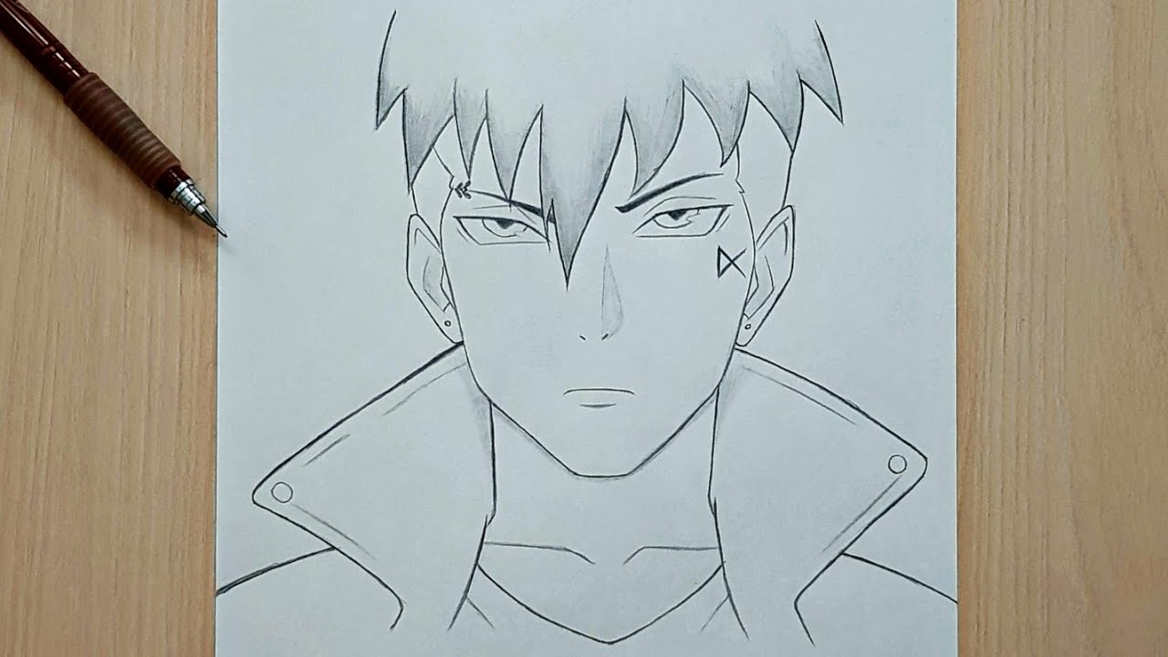 How To Draw Kawaki | Boruto | Kawaki Step By Step | Easy Tutorial - YouTube