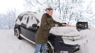 Prima iesire cu Dusterul in Off Road | Pizza in zapada