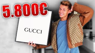 Ich habe mir eine 5.800 € Jacke von GUCCI bestellt und DAS kam dabei raus...