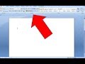 ToolBar Missing [Solved] - MS Word