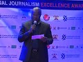 Victor Wetende shines at AJEA Awards 2018