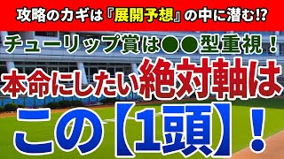 チューリップ賞2021【絶対軸1頭】公開！逆転を可能にするのは『末脚の加速力』！？非凡な末脚が魅力となる絶対軸はアノ馬！