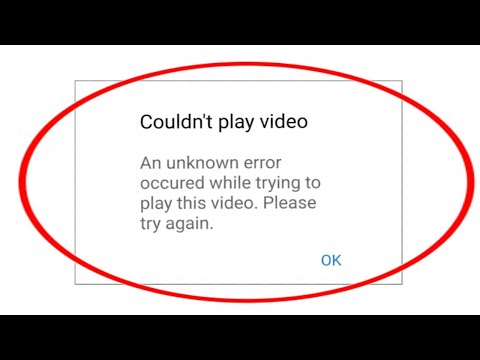 Couldn't Play Video Facebook Story An Unknown Error Occurred While Trying To Play This Video Please