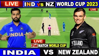 Live: IND Vs NZ, ICC World Cup 2023 | Live Match Centre | India vs New Zealand | 1st Innings