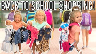 BACK TO SCHOOL SHOPPING with STELLA \u0026 LIVVY | Getting Ready for the First Day of School