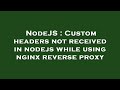 NodeJS : Custom headers not received in nodejs while using nginx reverse proxy