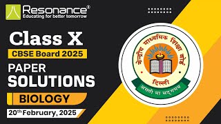 CBSE Class 10th | Science (Biology) Paper 2025 Solution | Question Paper Solved | #cbseboard #cbse