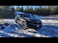 testing demo toyota highlander awd off road u0026 articulation in light snow.