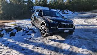 Testing/Demo: Toyota Highlander AWD Off-Road \u0026 Articulation in light snow.