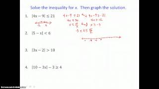 Algebra 2: Chapter 1, Section 7