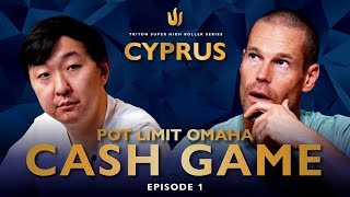 Pot Limit Omaha CASH GAME | Episode 1 - Triton Poker Cyprus II 2022