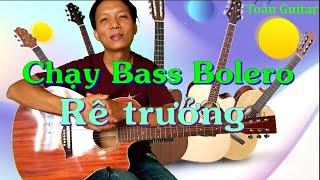 Hai câu Chạy Bass Bolero tone Rê trưởng sử dụng làm Intro dạo đầu