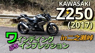 【Z250】[2017モデル] ワインディング ぷちインプレッション