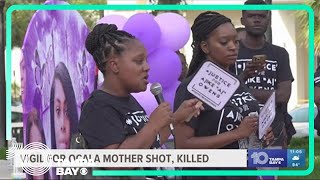 Family, community hold vigil for Florida mother shot, killed by neighbor