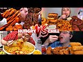 Super Hungry Mukbangers VS Chill Mukbangers!😱🤯😵