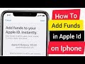 How To  Add Funds To apple Id On Iphone Ipad ipod Touch