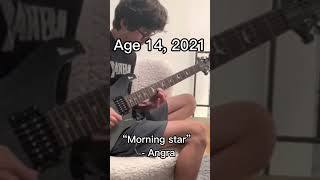 13 years of GUITAR PROGRESS in 60 seconds #shorts