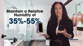 Broan NuTone - How to control humidity at home with Caroline Blazovsky America's Healthy Home Expert