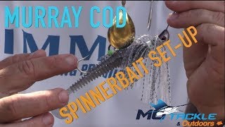 Murray Cod spinnerbait tackle set up