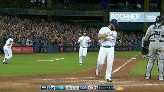 TB@TOR: Bautista plates two on a double into the gap