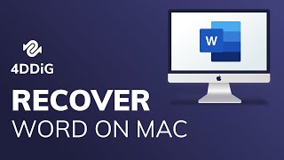 2022 Mac Word Recovery | How to Recover Unsaved or Deleted Word Document on Mac|Tenorshare 4DDiG