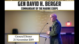 General David H. Berger, Commandant, \