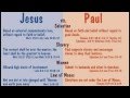 Jesus vs Paul Teachings according to the Bible - Jesus message Distorted!