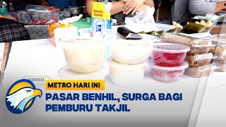 Puluhan Jenis Takjil di Benhil Diburu Pembeli