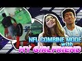 NFL COMBINE MODE W/ GIRLFRIEND! MADDEN THROWBACK!