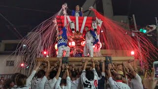 2018.7.29 八尾市 西山本 布団太鼓  近鉄山本駅付近  八阪神社 夏祭り