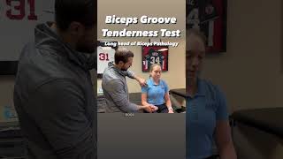 Biceps Groove Tenderness to Palpation Test | Long Head of the Biceps Pathology | Biceps Tendinitis