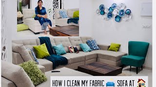 How I Clean My Sofa At Home? | Sofa Cleaning | Eureka Forbes Vogue | myself sailaja