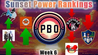 Pokémon Draft League | Sunset Week 6 Power Rankings | PBO S7