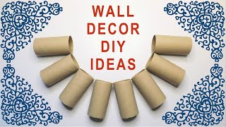 I Made Lace from Toilet Paper Rolls 🥰 5 Easy Wall Decor DIY Ideas ♻️ Recycling Craft Tutorial