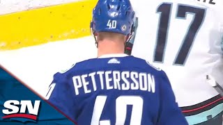Canucks' Elias Pettersson Scores The Slick Behind-The-Back Tap-In Goal With Finesse