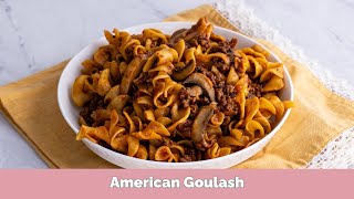 Best Ever One-Pan Beef Goulash | Better Than Hamburger Helper | Budget Meal