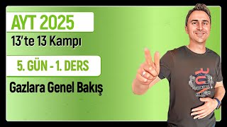 🎯 GAZLARIN GENEL ÖZELLİKLERİ I BASINÇ I HACİM I  5.Gün 1. Ders | 46 Günde AYT Kimya Kampı | 2025