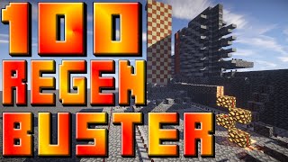 100 Stacker Regen Bust!! Minecraft Cannons w/ TheProVidz