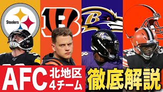 【NFLチーム解説2023】ベンガルズを倒すのはどこだ？AFC北地区の注目ポイント・選手を徹底解説