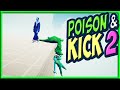 Poison & Kick2! Taekwondo & Potionseller vs Every Unit 2v1 - TABS Bug DLC Mods gameplay